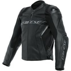 Dainese Racing 4 Blouson en cuir de moto, noir, taille 46 pour Hommes