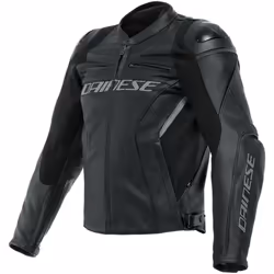 Dainese Racing 4 Blouson en cuir de moto, noir, taille 46 pour Hommes
