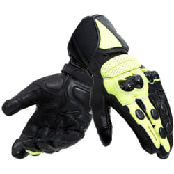 Dainese Impeto D-Dry Gants de moto imperméables, noir-jaune, taille S pour Hommes