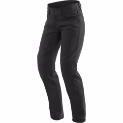 Dainese Casual Slim Pantalon textile de moto pour dames, noir, taille 28 pour Femmes