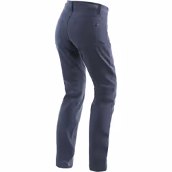 Dainese Casual Slim Pantalon textile de moto pour dames, bleu, taille 26 pour Femmes