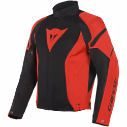 Dainese Air Crono 2 Tex Veste textile moto, noir-rouge, taille 46 pour Hommes