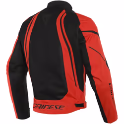 Dainese Air Crono 2 Tex Veste textile moto, noir-rouge, taille 46 pour Hommes