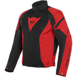 Dainese Air Crono 2 Tex Veste textile moto, noir-rouge, taille 50 pour Hommes