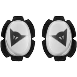 Dainese Pista Curseurs de genou, noir-blanc pour Hommes