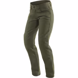 Dainese Casual Regular Pantalon textile de moto de dames, vert, taille 26 pour Femmes