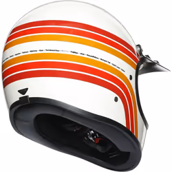 AGV Legends X101 Dakar 87 Casque, blanc-rouge-orange, taille XS pour Hommes - Vue supplémentaire 4
