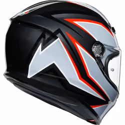 AGV K-6 Flash casque, noir-gris, taille XS pour Hommes