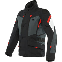 Dainese Carve Master 3 Gore-Tex Veste textile moto, noir-gris-rouge, taille 48 pour Hommes