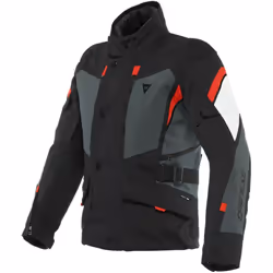 Dainese Carve Master 3 Gore-Tex Veste textile moto, noir-gris-rouge, taille 54 pour Hommes