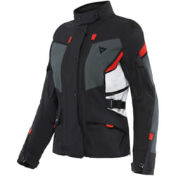 Dainese Carve Master 3 Gore-Tex Veste textile de moto dames, noir-gris-rouge, taille 40 pour Femmes