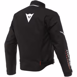 Dainese Veloce D-Dry Veste textile moto, noir-blanc-rouge, taille 54 pour Hommes