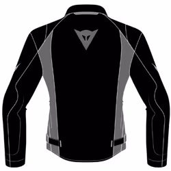 Dainese Veloce D-Dry Veste textile de moto dames, noir-gris-blanc, taille 38 pour Femmes