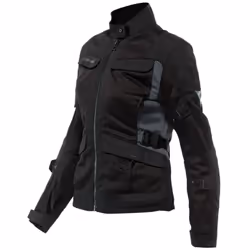 Dainese Desert Tex Veste textile de moto pour dames, noir-gris, taille 48 pour Femmes