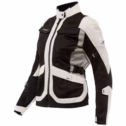 Dainese Desert Tex Veste textile de moto pour dames, noir-beige, taille 38 pour Femmes