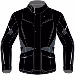 Dainese Tempest 3 D-Dry Veste textile de moto, noir-gris, taille 52 pour Hommes
