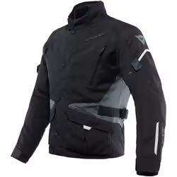 Dainese Tempest 3 D-Dry Veste textile de moto, noir-gris, taille 52 pour Hommes