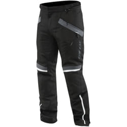 Dainese Tempest 3 D-Dry Pantalon textile de moto, noir-gris, taille 48 pour Hommes