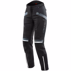 Dainese Tempest 3 D-Dry Pantalon textile de moto pour dames, noir-gris, taille 42 pour Femmes
