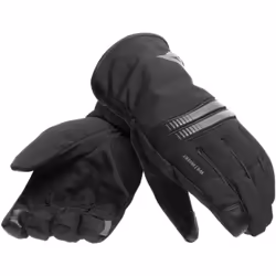 Dainese Plaza 3 D-Dry Gants de moto imperméables, noir-gris, taille M pour Hommes
