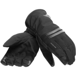 Dainese Plaza 3 D-Dry Gants de moto imperméables, noir-gris, taille XS pour Hommes