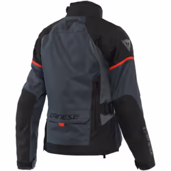 Dainese Tempest 3 D-Dry Veste textile de moto pour dames, noir-gris-rouge, taille 40 pour Femmes