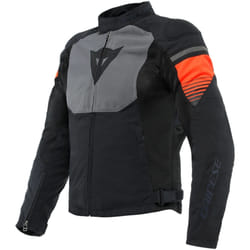 Dainese Air Fast Veste textile de moto, noir-gris-rouge, taille 56 pour Hommes