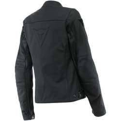 Dainese Razon 2 Veste en cuir de moto pour dames, noir, taille 48 pour Femmes