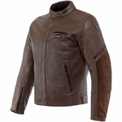Dainese Merak Veste en cuir de moto, brun, taille 48 pour Hommes