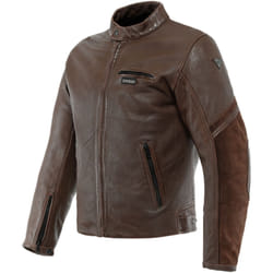 Dainese Merak Veste en cuir de moto, brun, taille 48 pour Hommes
