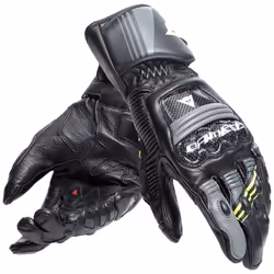 Dainese Druid 4 Gants de moto, noir-gris-jaune, taille 2XL pour Hommes