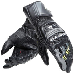 Dainese Druid 4 Gants de moto, noir-gris-jaune, taille 2XL pour Hommes