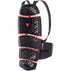 Dainese Pro Armor 2.0 Long Protection dorsale, noir-rouge, taille XS M pour Hommes
