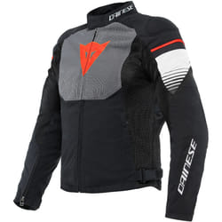 Dainese Air Fast Veste textile de moto, noir-gris-blanc, taille 46 pour Hommes