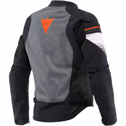 Dainese Air Fast Veste textile de moto, noir-gris-blanc, taille 50 pour Hommes