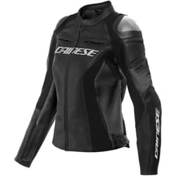 Dainese Racing 4 Veste en cuir de moto perforée pour dames, noir, taille 46 pour Femmes