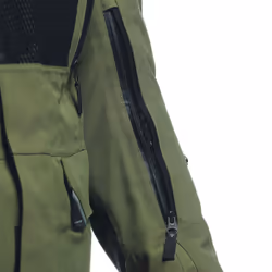 Dainese Hekla Absoluteshell Pro 20K D-Dry Veste textile de moto, noir-vert, taille 46 pour Hommes
