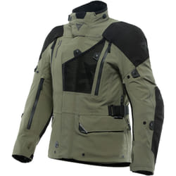 Dainese Hekla Absoluteshell Pro 20K D-Dry Veste textile de moto, noir-vert, taille 48 pour Hommes