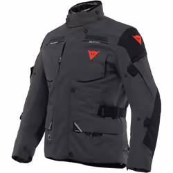 Dainese Splugen 3L D-Dry Veste textile de moto, noir-gris, taille 44 pour Hommes