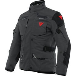 Dainese Splugen 3L D-Dry Veste textile de moto, noir-gris, taille 46 pour Hommes