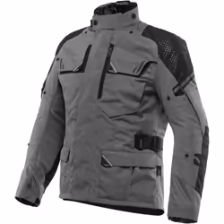 Dainese Ladakh 3L D-Dry Veste textile de moto, noir-gris, taille 46 pour Hommes
