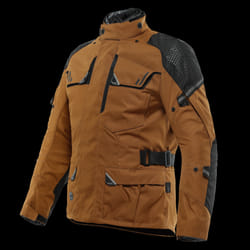 Dainese Ladakh 3L D-Dry Veste textile de moto, noir-brun, taille 48 pour Hommes