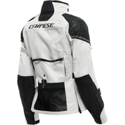 Dainese Ladakh 3L D-Dry Veste textile de moto pour dames, noir-blanc, taille 48 pour Femmes