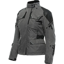 Dainese Ladakh 3L D-Dry Veste textile de moto pour dames, noir-gris, taille 38 pour Femmes