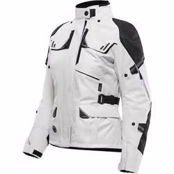 Dainese Ladakh 3L D-Dry Veste textile de moto pour dames, noir-blanc, taille 40 pour Femmes