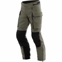 Dainese Hekla Absoluteshell Pro 20K D-Dry Pantalon textile de moto, noir-vert, taille 58 pour Hommes