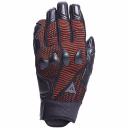 Dainese Unruly Ergo-Tek Gants de moto, noir-rouge, taille M pour Hommes
