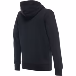 Dainese Logo Sweat à capuche zippé, noir-blanc, taille XL pour Hommes