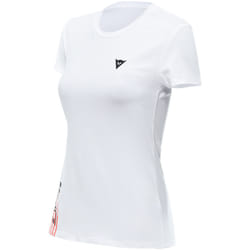 Dainese Logo T-shirt pour dames, noir-blanc, taille L pour Femmes
