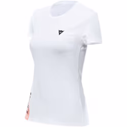 Dainese Logo T-shirt pour dames, noir-blanc, taille XS pour Femmes